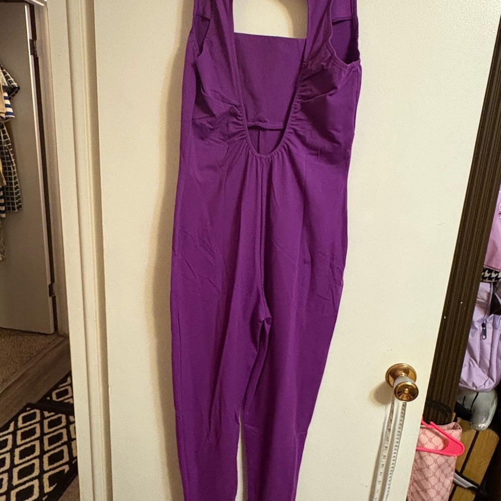 Vintage Purple Women's Jumpsuit - Picture 2 of 5